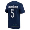 Maglia ufficiale Paris Saint Germain Marquinhos 5 Casa 2022-23 per Uomo